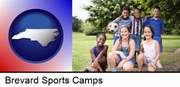 a summer soccer camp in Brevard, NC