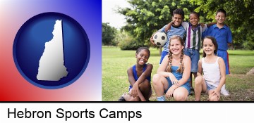 a summer soccer camp in Hebron, NH