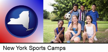 a summer soccer camp in New York, NY